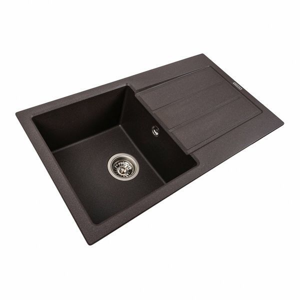 Гранитная мойка для кухни Platinum SOLID 7843 матовая Гренадин 48953 фото