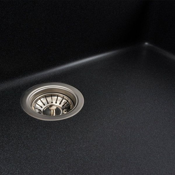 Гранитная мойка для кухни Platinum PARUANA 7945 матовая Карбон 49238 фото