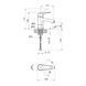 Смеситель для раковины Lidz Nicole 001F (k35) LDNIC001FCRM21880 Chrome SD00027977 фото 2