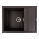 Гранитная мойка для кухни Platinum 6550 LOTOS матовый Гренадин 41521 фото 1
