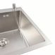 Кухонная мойка 50*50 нержавейка Platinum Handmade (сифон круглый, 3.0/1.5) 45348 фото 3