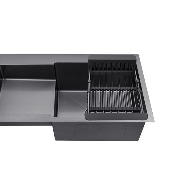 Комплект кухонной мойки KRP Schwarze PVD - 7848RHM ST51421 фото