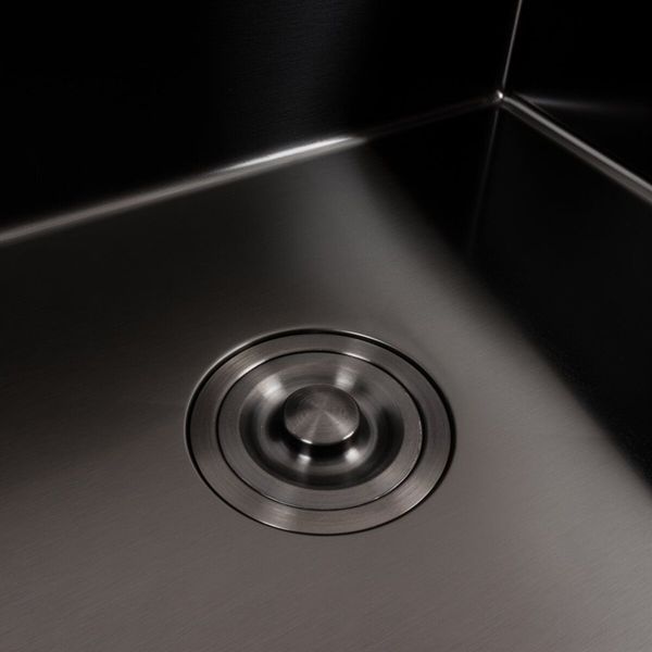 Комплект кухонной мойки Valeso 60х50HM PVD ST08 Grafite SL73540 фото