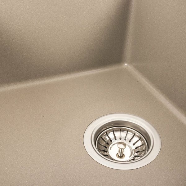 Гранитная мойка для кухни Platinum ARIA 5851 матовая Титан 48874 фото