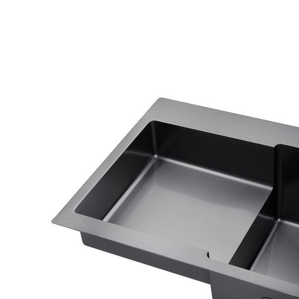 Комплект кухонной мойки KRP Schwarze PVD - 7848RHM ST51421 фото