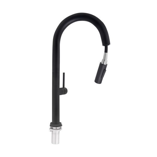 Смеситель для кухни Qtap Lenicka 9138103UB с выдвижным изливом SD00042265 фото