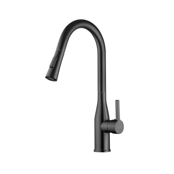 Комплект кухонной мойки Valeso 60х50HM PVD ST08 Grafite SL73540 фото