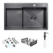 Комплект кухонной мойки KRP Schwarze PVD - 7848RHM ST51421 фото 1