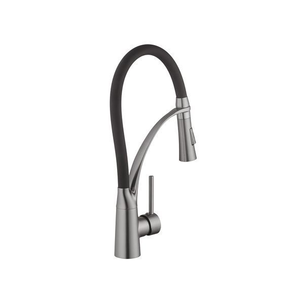 Комплект кухонної мийки KRP Schwarze - 5050HM PVD Ersel ST92467 фото