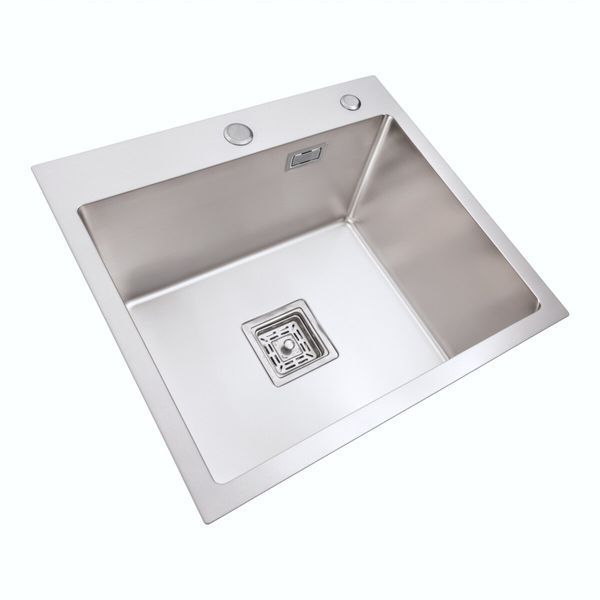 Мийка Platinum Handmade HSB 500x450x230 нержавійка (квадратний сифон 3,0/1,0) 37667 фото