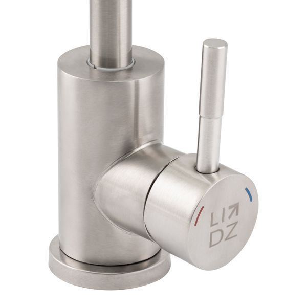 Змішувач для кухні Lidz Aria 015F4 з гнучким виливом (k35) LDARI015F4NKS34943 Nickel SD00041047 фото