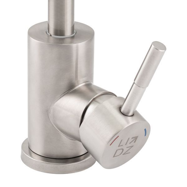 Змішувач для кухні Lidz Aria 015F4 з гнучким виливом (k35) LDARI015F4NKS34943 Nickel SD00041047 фото