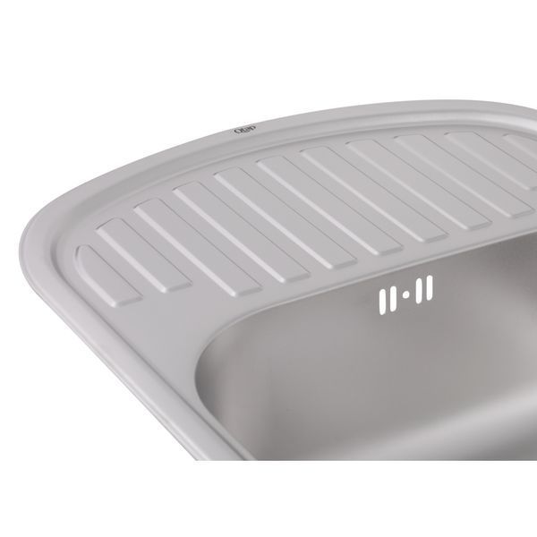 Кухонная мойка Qtap 6349 0,8 мм Satin (QT6349SAT08) SD00041009 фото