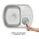 Кухонная мойка Qtap 6349 0,8 мм Satin (QT6349SAT08) SD00041009 фото 3