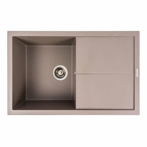 Гранитная мойка для кухни Platinum MAGNUM 7950 матовая Дюна 51385 фото