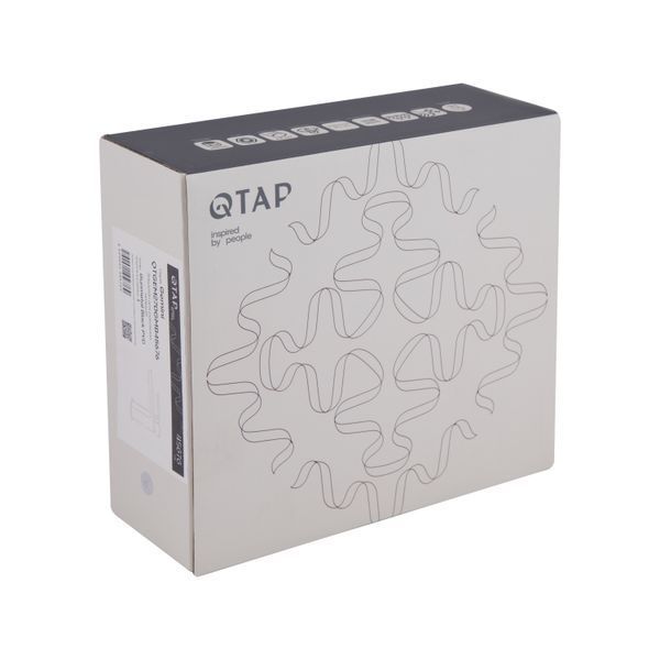 Смеситель для раковины Qtap Gemini QTGEM270GMB45676 Gunmetal Black PVD SD00051800 фото