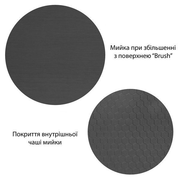 Кухонная мойка Kroner KRP Derby - 5843HM PVD (2,5/0,5 мм) CV027241 фото