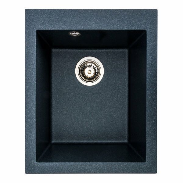 Гранітна мийка для кухні Platinum SOKIL 4150 матова Антрацит 48669 фото
