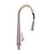 Змішувач для кухні Qtap Evicka з висувним виливом QTEVI91103UN Brushed Nickel PVD SD00042267 фото 6