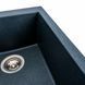 Гранітна мийка для кухні Platinum SOKIL 4150 матова Антрацит 48669 фото 3