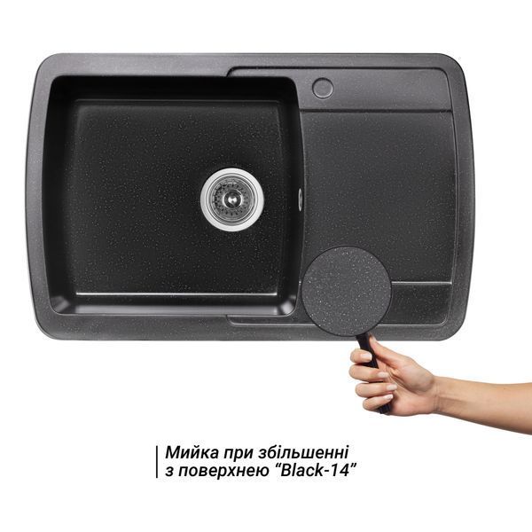 Кухонна мийка Lidz 770х490/200 BLM-14 (LIDZBLM14770490200) SD00044527 фото