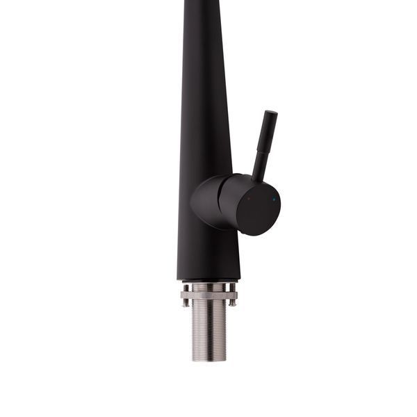 Смеситель для кухни Qtap Evicka с выдвижным изливом QTEVI9135103UB Black Matt SD00042268 фото