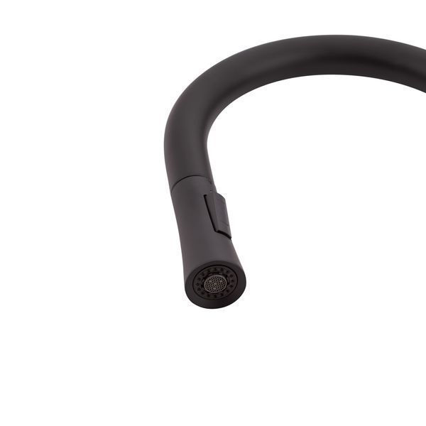 Смеситель для кухни Qtap Evicka с выдвижным изливом QTEVI9135103UB Black Matt SD00042268 фото