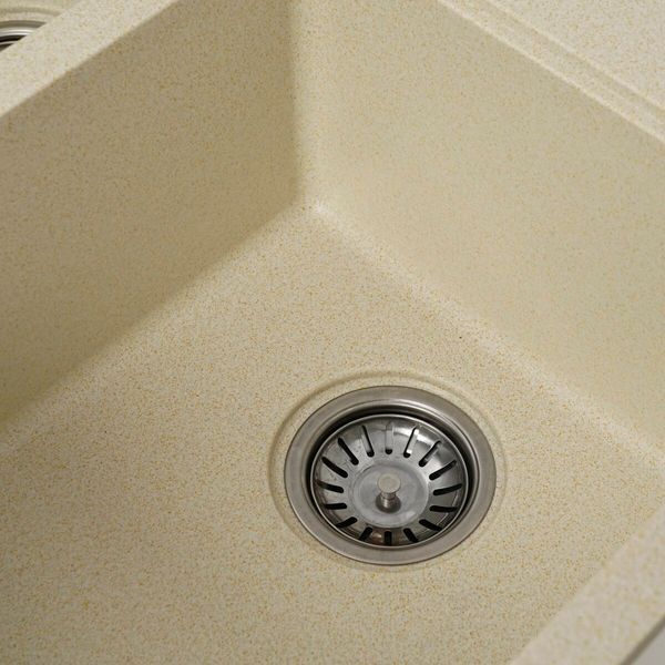 Гранітна мийка для кухні Platinum 7850 HARMONY матова Пісок 49314 фото