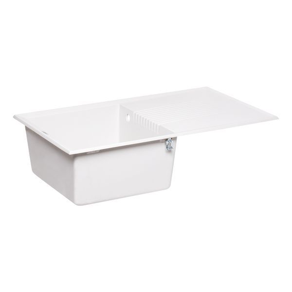 Кухонна мийка Lidz 860х500/240 WHI-01 (LIDZWHI01860500240) SD00044530 фото