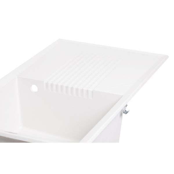 Кухонна мийка Lidz 860х500/240 WHI-01 (LIDZWHI01860500240) SD00044530 фото