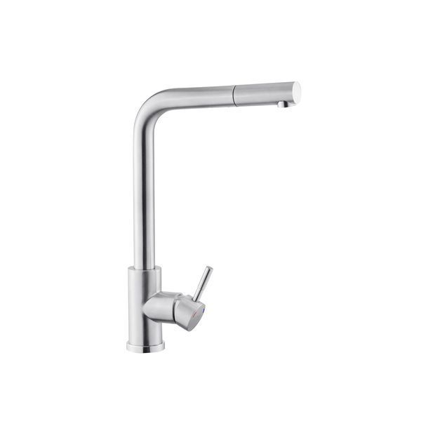 Смеситель для кухни с выдвижным изливом Kroner KRP Edelstahl Klassisch - ESG03917 CV032284 фото
