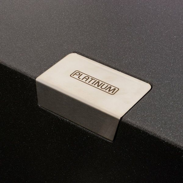 Гранитная мойка для кухни Platinum 8650 DIAMOND матовый Морион 41667 фото