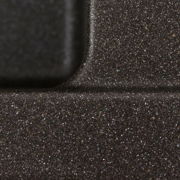 Гранитная мойка для кухни Platinum 8650 DIAMOND матовый Морион 41667 фото