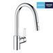 Набор Grohe QuickFix Get UA31484QF7: смеситель для кухни Get 31484001 с дозатором Authentic 40537000 CV030611 фото 3