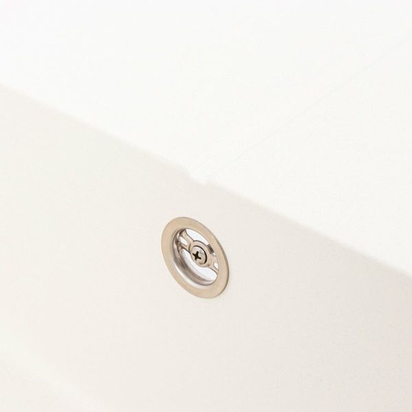 Гранітна мийка Platinum CRIPTA 6550 матова Білосніжна 51395 фото
