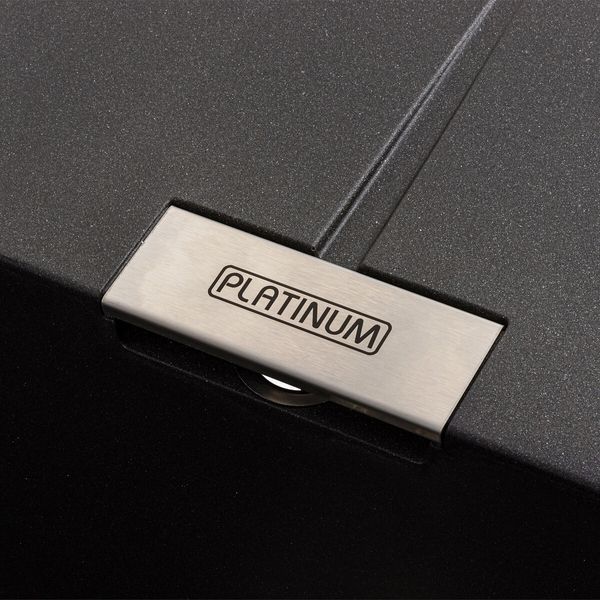 Гранітна мийка для кухні Platinum 6250 ZIRKONE матовий моріон 41632 фото