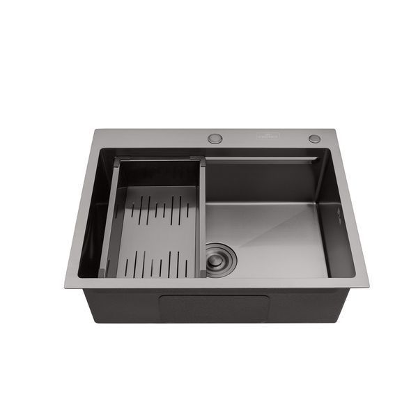 Комплект кухонної мийки Kroner KRP 6350HM PVD Ersel ST43751 фото
