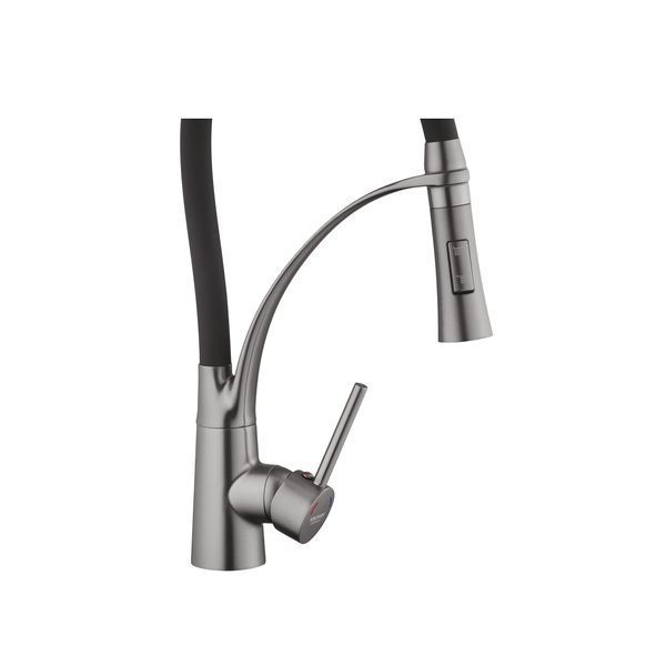 Комплект кухонної мийки Kroner KRP 6350HM PVD Ersel ST43751 фото