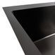 Кухонна мийка Platinum Handmade HSB PVD 70*50 чорна 41549 фото 3