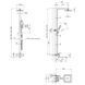 Душевая система Kroner KRP Edelstahl Kubus - ESG067 CV035451 фото 2