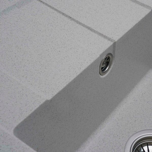 Гранітна мийка для кухні Platinum ARIA 5851 матова Топаз 48570 фото