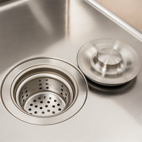 Кухонная мойка CM 78*50 L нержавейка Platinum Handmade (круглый сифон 3,0/0,8) 45903 фото