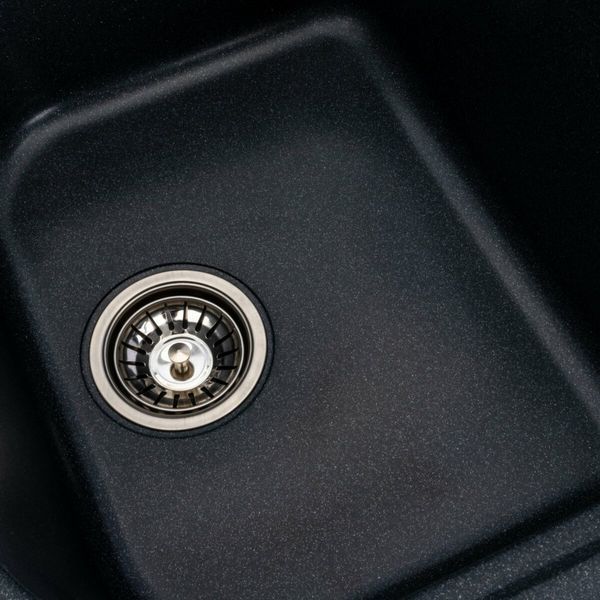 Гранітна мийка для кухні Platinum 7950 Equatoria матова Антрацит 36387 фото