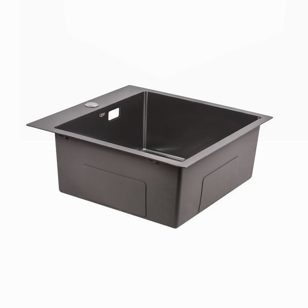 Кухонна мийка Qtap DK5050BL 2.7/1.0 мм Black (QTDK5050BLPVD2710) SD00042482 фото