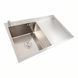 Кухонная мойка CM 78*50 L нержавейка Platinum Handmade (круглый сифон 3,0/0,8) 45903 фото 2