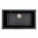 Гранитная мойка для кухни Platinum 7945 Paruana матовая Черная 39810 фото 1