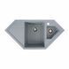 Гранитная мойка для кухни Platinum 9950 PANDORA матовая Серый металлик 3685 фото 1