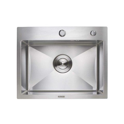 КУХОННАЯ МОЙКА PLATINUM HANDMADE Н 500Х400Х230 (С КРЕПЛЕНИЕМ) 33666 фото