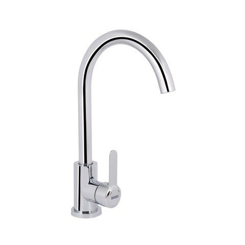 Смеситель для кухни U-образный Brinex Pure 015F U-образный Chrome BRIPUR015FCRM SD00053180 фото