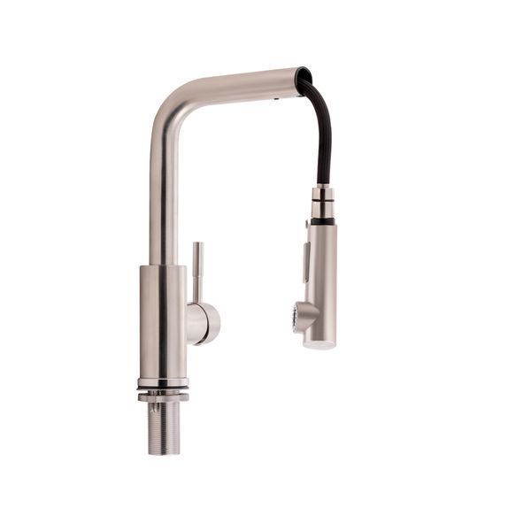 Смеситель для кухни Qtap Karuska 9139103FN с выдвижным изливом SD00042273 фото